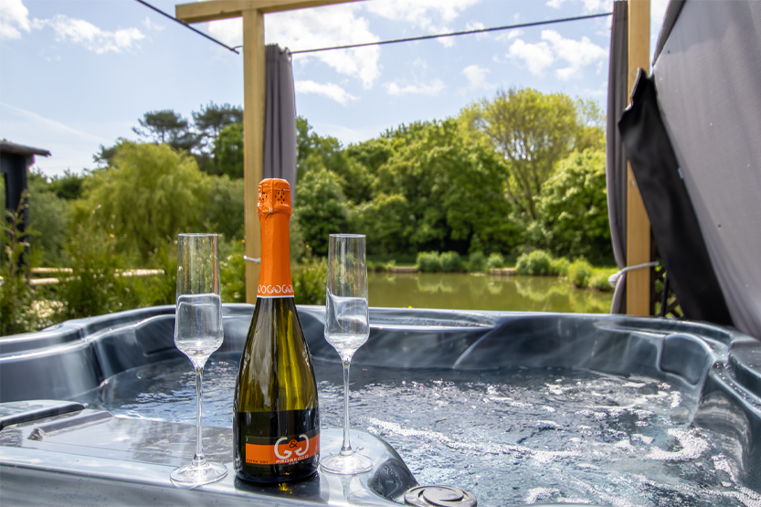 Hot Tub at Primrose Lake Lodge