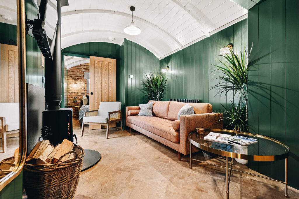 Living area at The Oak in Binsted