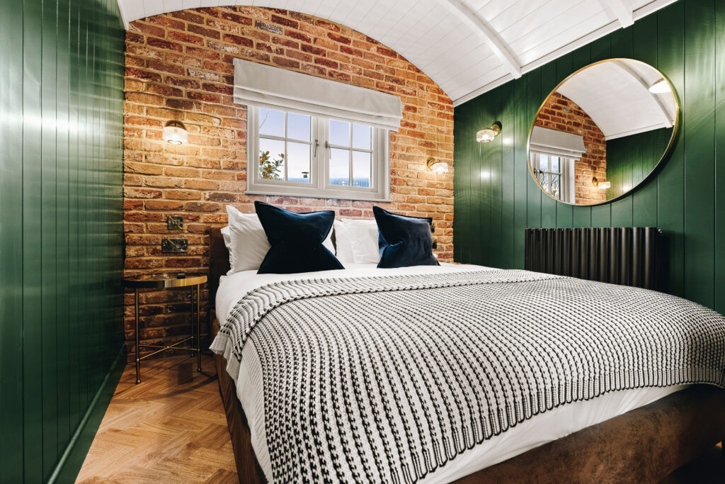 Bedroom at Nestled by the Green